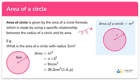 A ′ (r) = 2πr( ∗) Intuitively, the rate of change of the area of the circle is the circumference. Formally. A ′ (r) = lim Δr → 0A(r + Δr) − A(r) Δr. Now, geometrically it is pretty clear (but not really easy to prove mathematically) that the area of a …